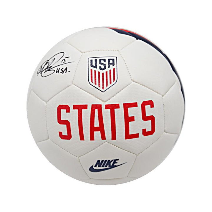 Megan Rapinoe Autographed & Inscr. "USA" Nike USA Soccer Ball