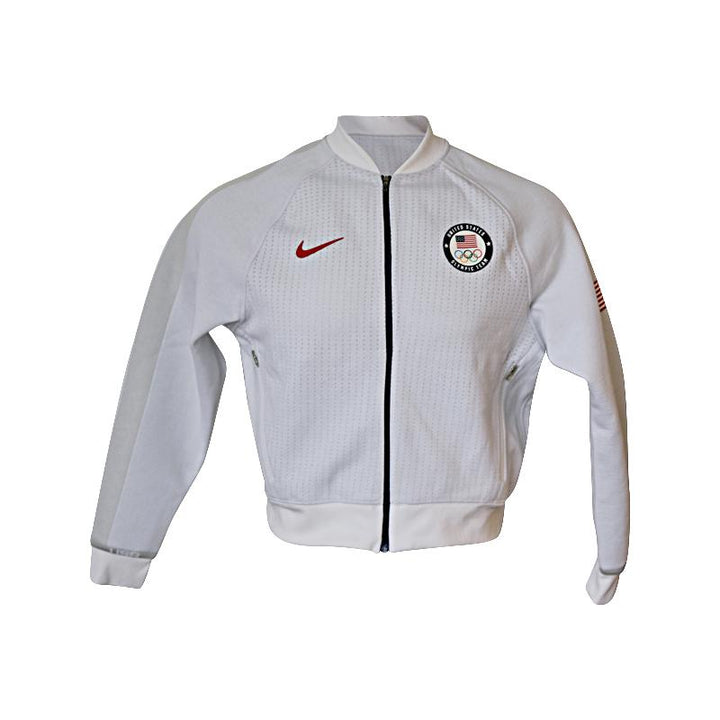 April Ross Team USA Autographed & Inscr. "USA Gold '21" Nike Official Media Suit (Top Size L and Bottom Size L)