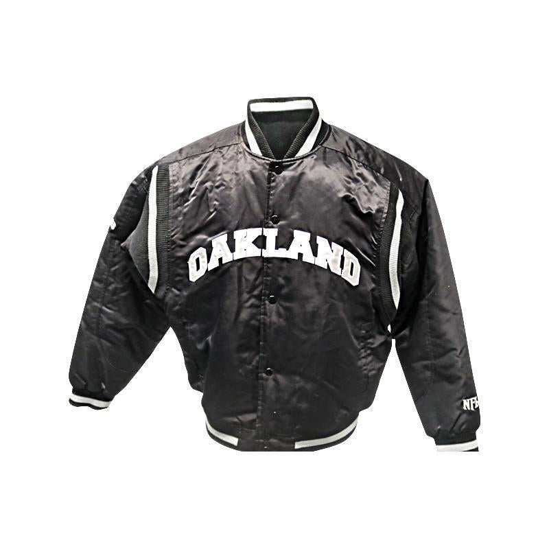 NFL brand Oakland Raiders Black Jacket (L)