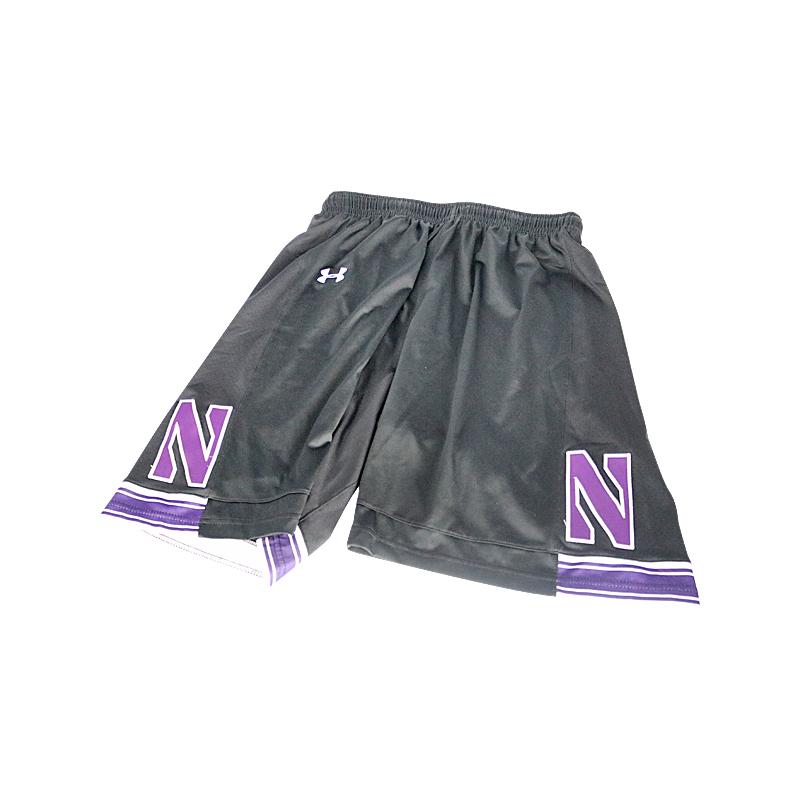 2012 Northwestern University Game Used UnderArmour Shorts (M) Medium +2