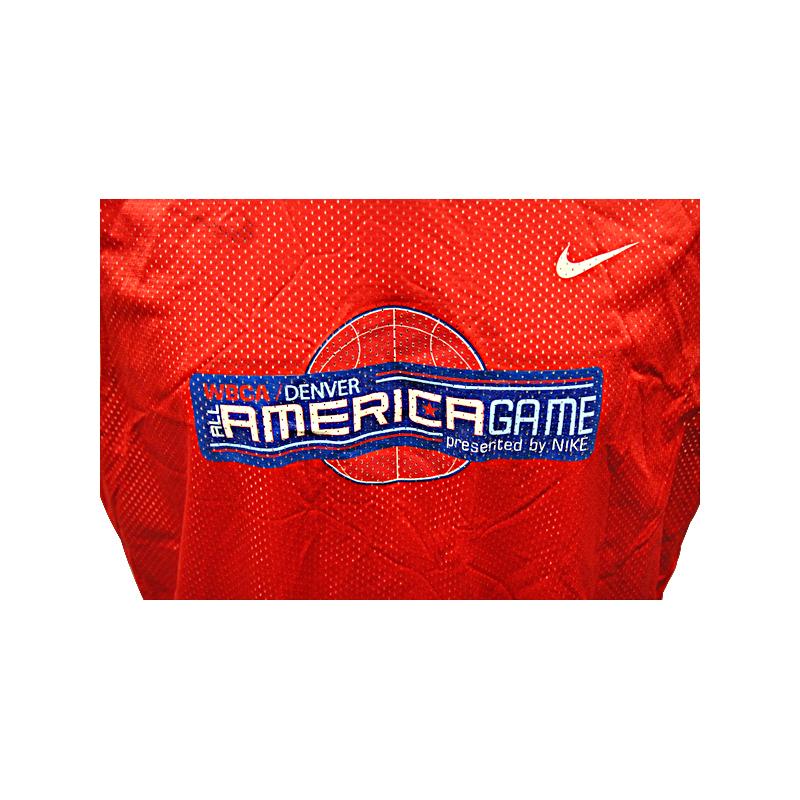 Breanna Stewart Used WBCA All American Game Red/White Reversible Jersey (Size XL)