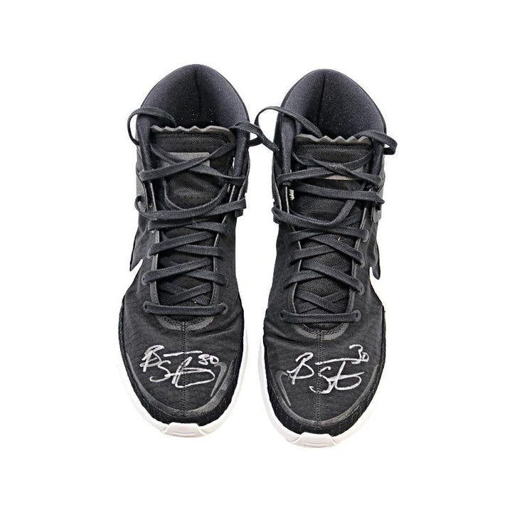 Breanna Stewart Seattle Storm Autographed Game Used Black Nike Air Zoom Sneakers Size 12.5
