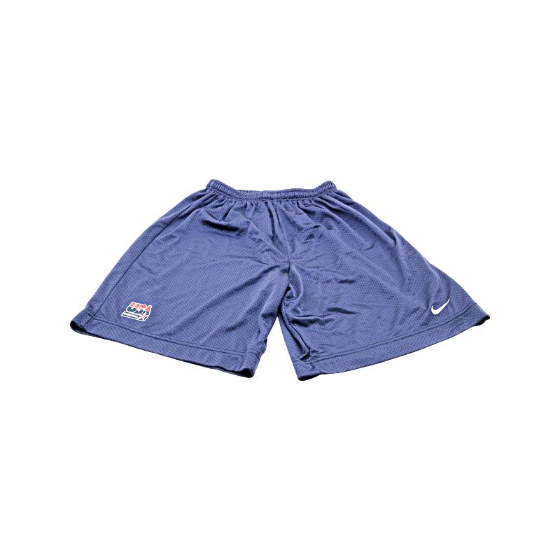 Breanna Stewart USA Basketball FIBA Used Navy Blue Shorts (Size L)