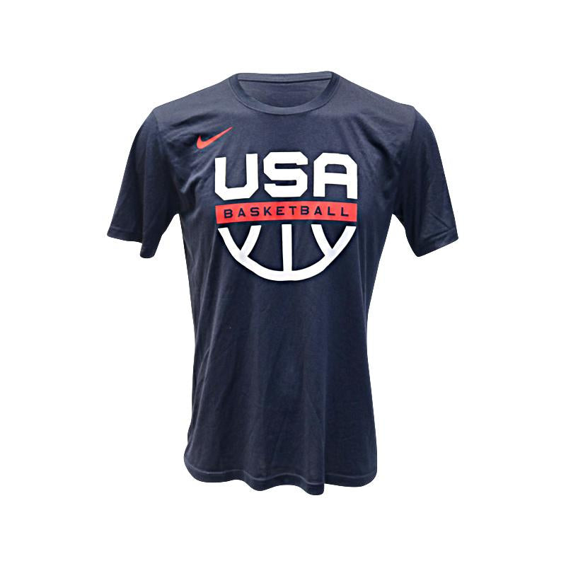 Breanna Stewart Seattle Storm Team Issued Team USA Blue T-Shirt Size L