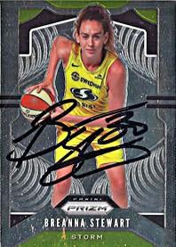 Breanna Stewart Seattle Storm Autographed Panini Prizm Card