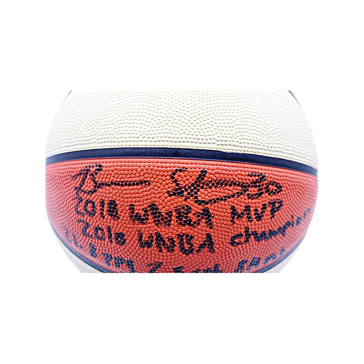 Breanna Stewart Seattle Storm Autographed & Inscribed 2018 WNBA Stat Basketball (CX Auth)