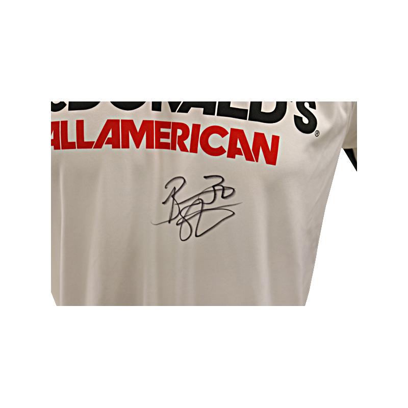 Breanna Stewart Autographed White McDonalds All-American Warm Up Shirt Signed (CX Auth/Stewart LOA)