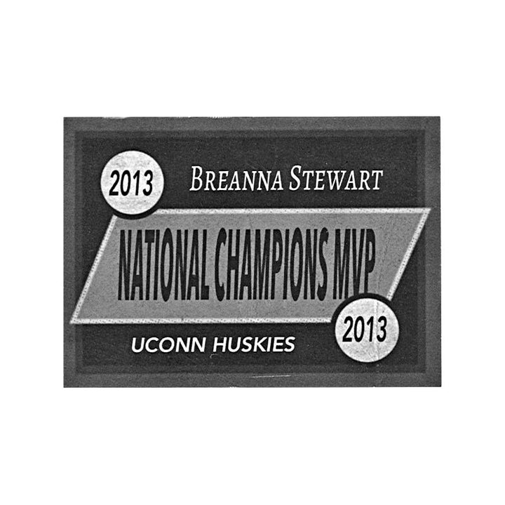 Breanna Stewart Autographed 2013 National Championship MVP Trading Card (CX Auth)
