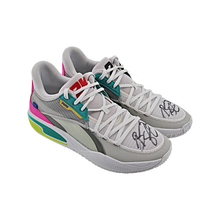 Breanna Stewart Seattle Storm Autographed Pair of Game Worn WNBA Size 12 Puma Athlete Exclusive 2K-21 Everything is Game Sneakers