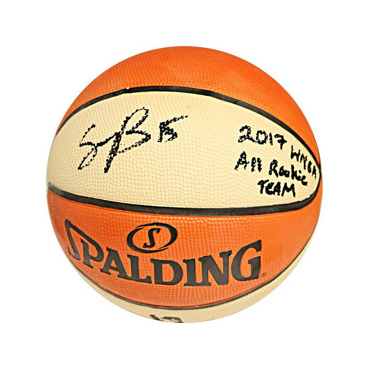 Brittney Sykes Los Angeles Sparks Autograph WNBA Game Ball Series, Insc. "2017 WNBA All Rookie Team"