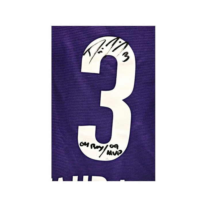 Diana Taurasi Phoenix Mercury Autographed and Inscribed 04 ROY/09 MVP Purple Jersey Size L