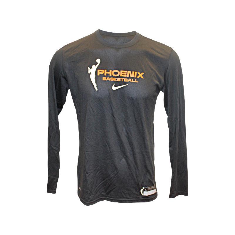 Diana Taurasi Phoenix Mercury Black Long Sleeve Warmup Shirt (Size L)