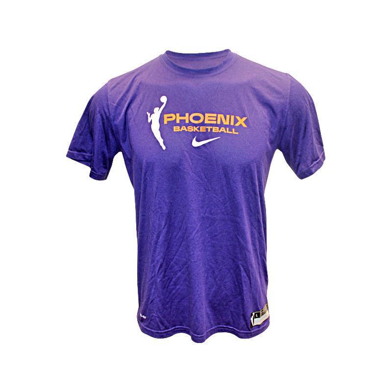 Diana Taurasi Phoenix Mercury Purple Short Sleeve Warmup Shirt (Size L)