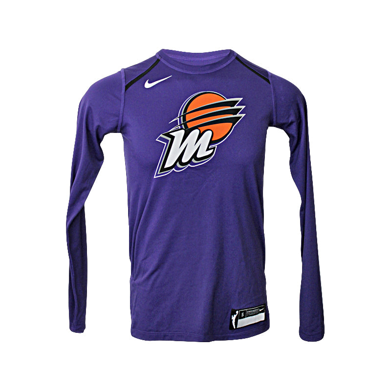 Diana Taurasi Phoenix Mercury Team Issued Purple Longsleeve Shirt (S)