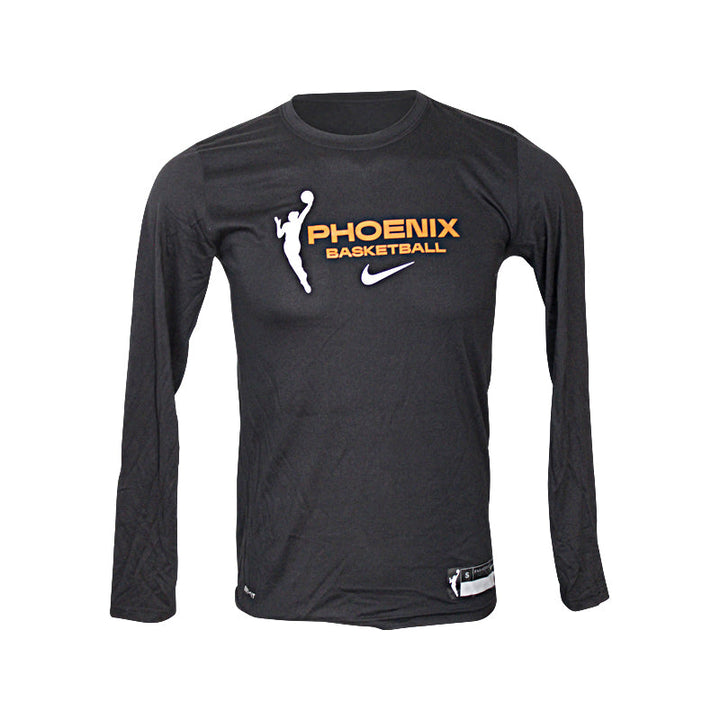 Diana Taurasi Phoenix Mercury Team Issued Nike Basketball Black Long Sleeve Shirt (S)