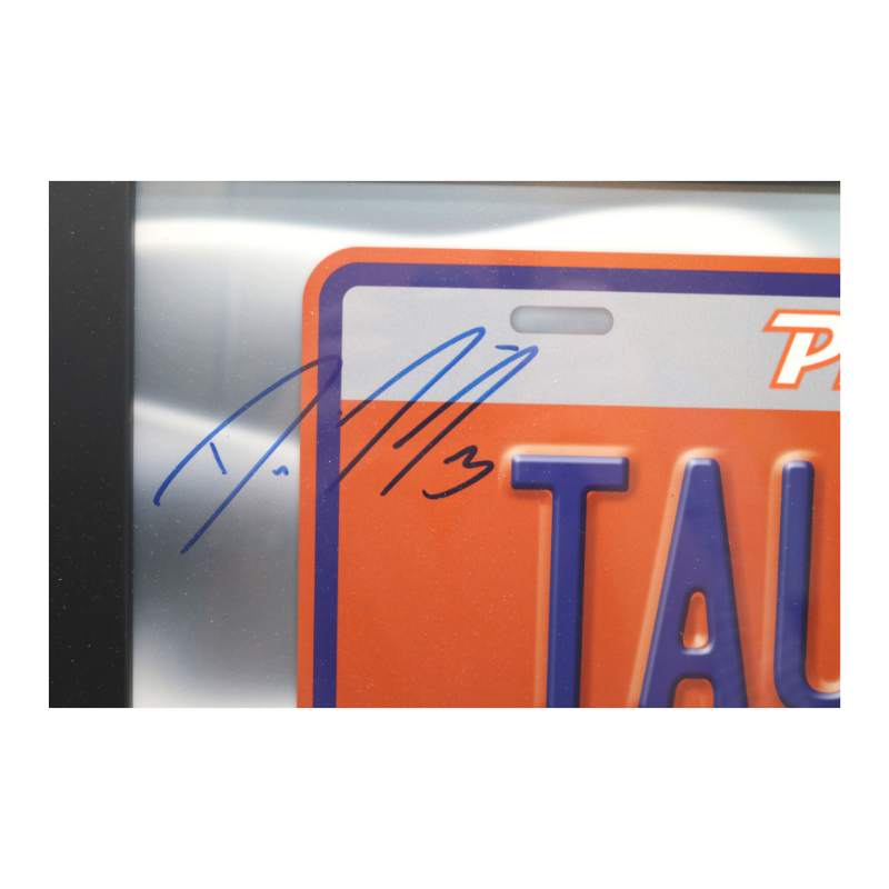 Diana Taurasi Phoenix Mercury Autographed and Framed 10x20 License Plate Image (CX Auth)