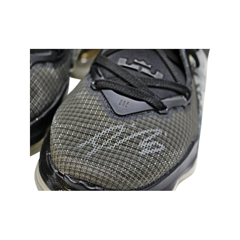 Diana Taurasi Phoenix Mercury Autographed 2022 Practice Worn Pair of Nike Black/Gold Lebron 19 Sneakers (Taurasi LOA)