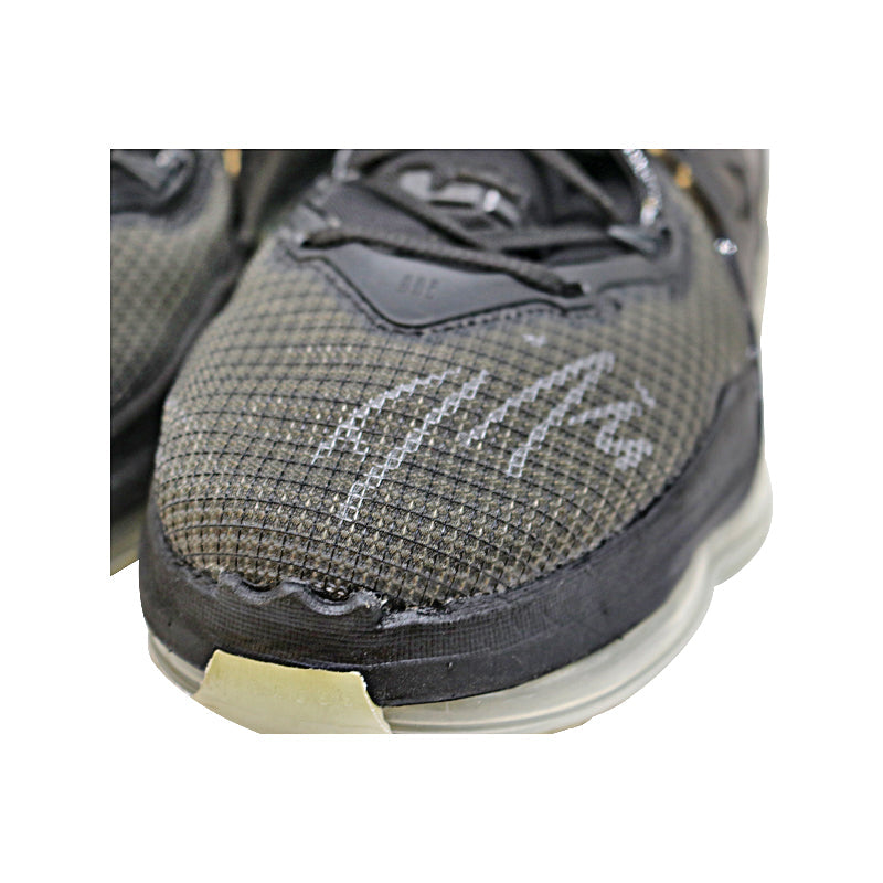 Diana Taurasi Phoenix Mercury Autographed 5/6/2022 Game Worn Pair of Nike Black Lebron 19 Sneakers (Taurasi LOA)