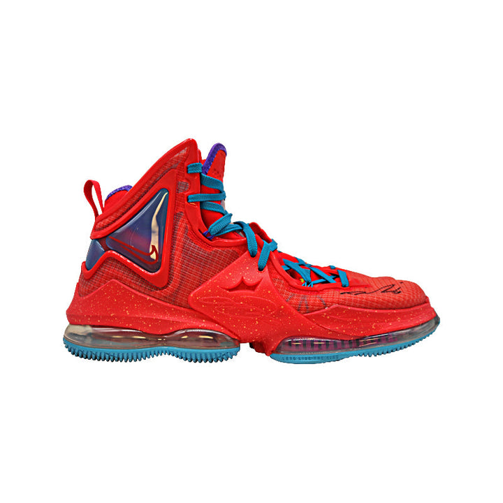 Diana Taurasi Phoenix Mercury Autographed 7/4/2022 Game Worn Pair of Nike Red/Blue Lebron 19 Sneakers (Taurasi LOA)