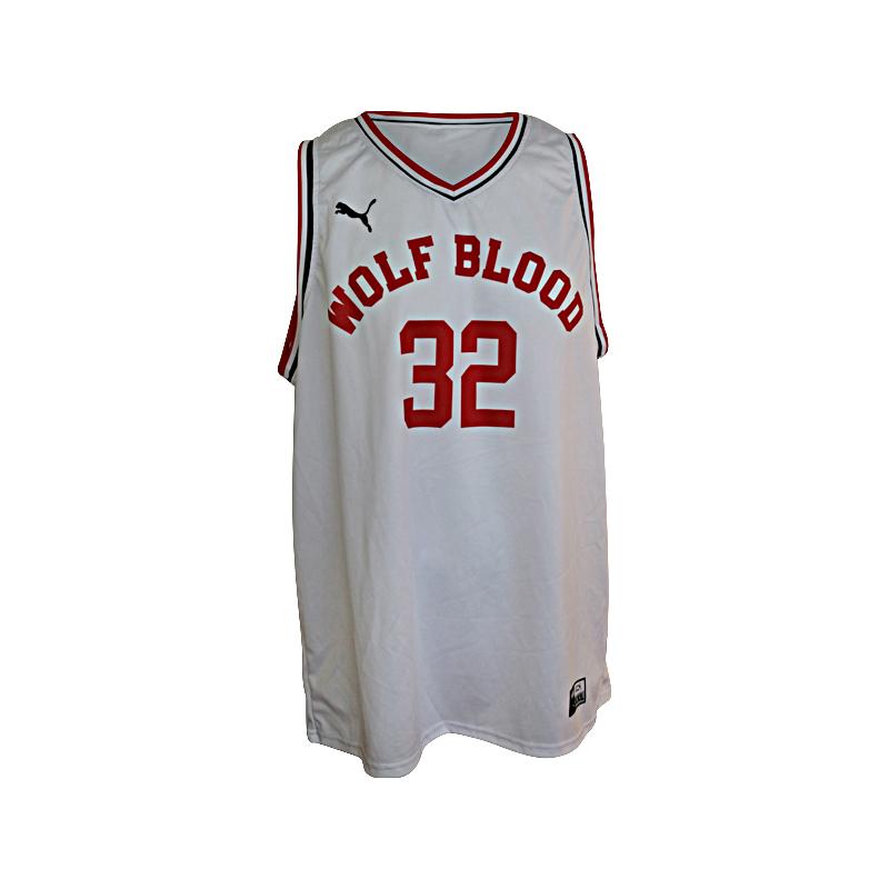 Wolf Blood TBT 2021 Team Issued White/Red Jersey #32 (Size XXL)