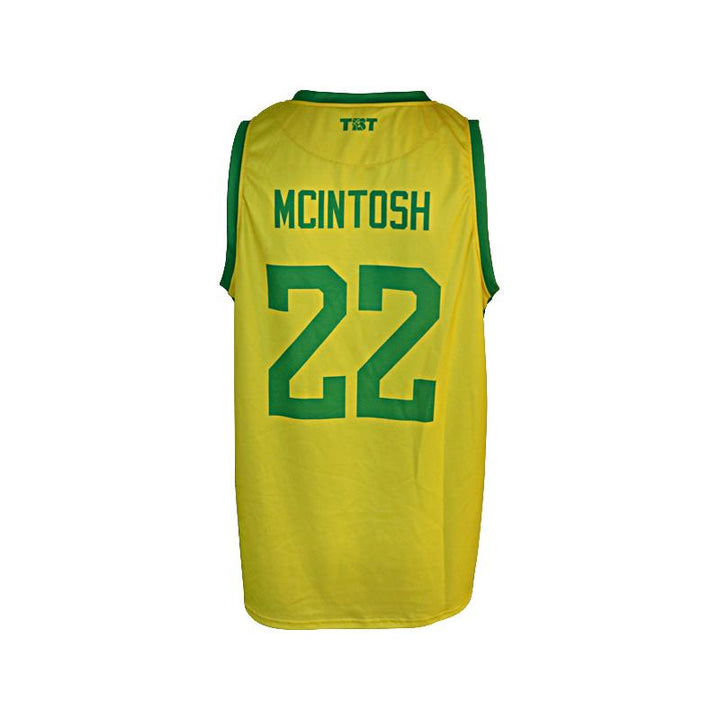 Always Us TBT Team Issued Yellow/Green #22 Mcintosh Jersey (Size XL)