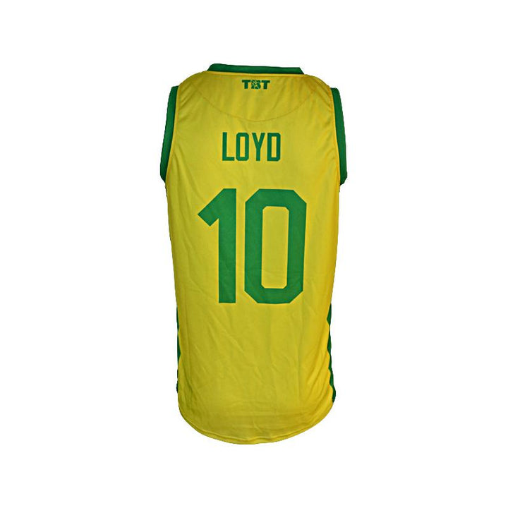 Always Us TBT Team Issued Yellow/Green #10 Loyd Jersey (Size M)