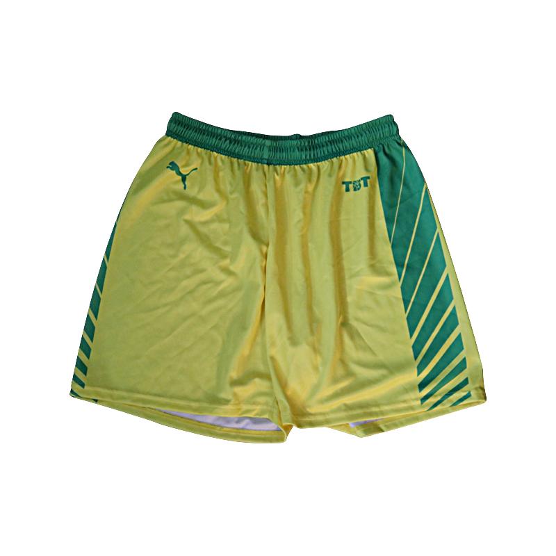 Always Us TBT Team Issued Yellow/Green Shorts (Size L)
