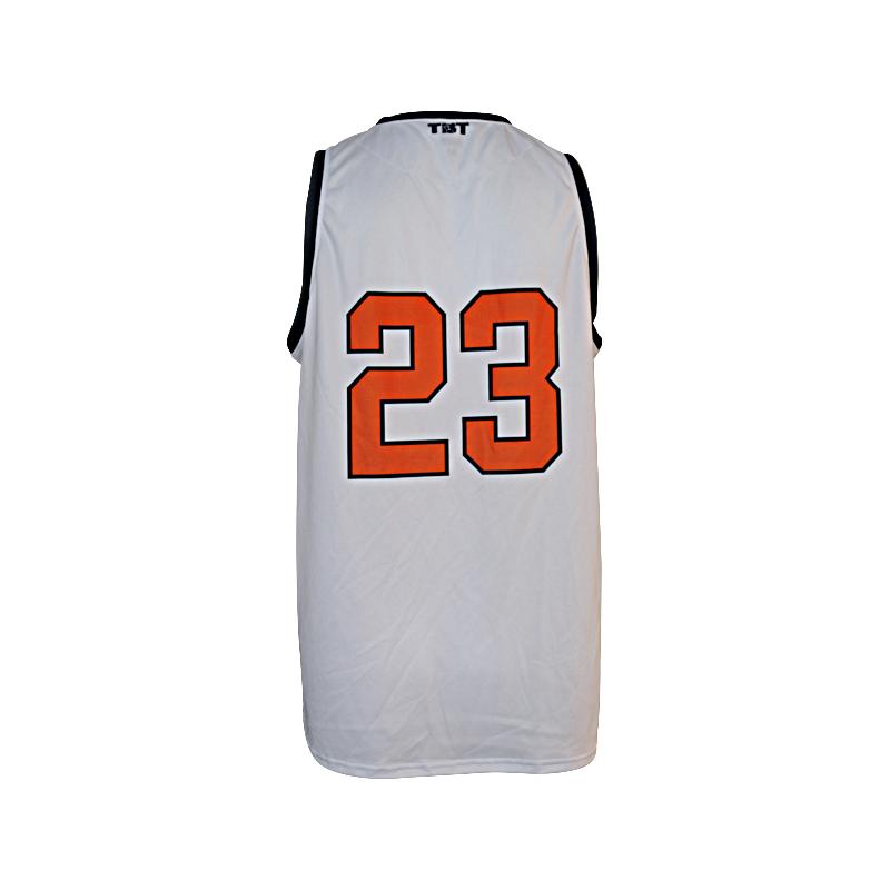 House of 'Paign TBT Team Issued White/Navy/Orange #23 Jersey (Size XL)