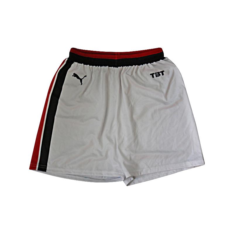 Brotherly Love TBT Team Issued White/Red/Black Shorts (Size XL)