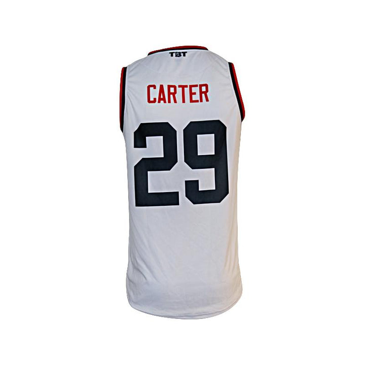 Heartfire TBT Team Issued White/Red/Black #29 Carter Jersey (Size M)