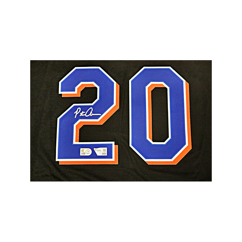 Pete Alonso Black New York Mets Autographed Nike Authentic Jersey