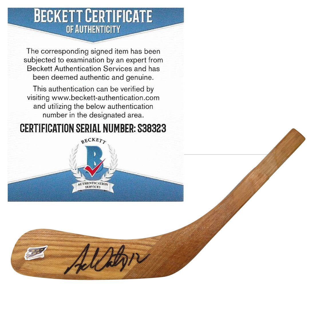 Adam Oates Signed Washington Capitals Hockey Stick Beckett BAS Cert Autographed
