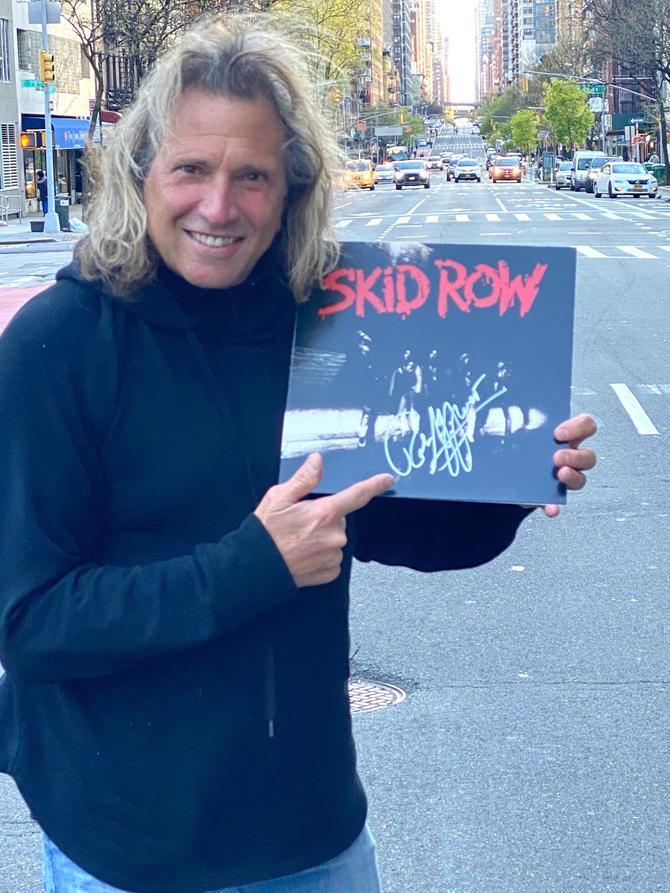 Rob Affuso Autographed and Inscribed "Still.. Goin' Wild" Skid Row Purple Vinyl Album