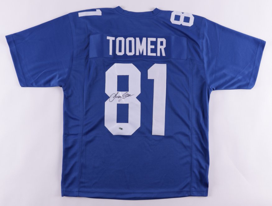 Amani Toomer New Giants Signed Custom Jersey (RSA Hologram)