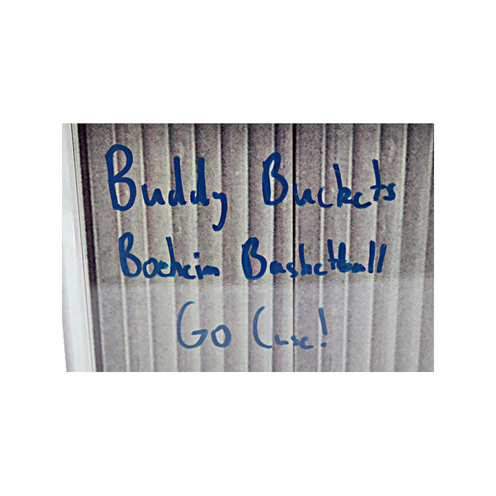 Buddy Boeheim Syracuse University Autographed and Inscribed Replica 15"x12"x10" Carrier Dome Tin -Signed in Blue (CX Auth)