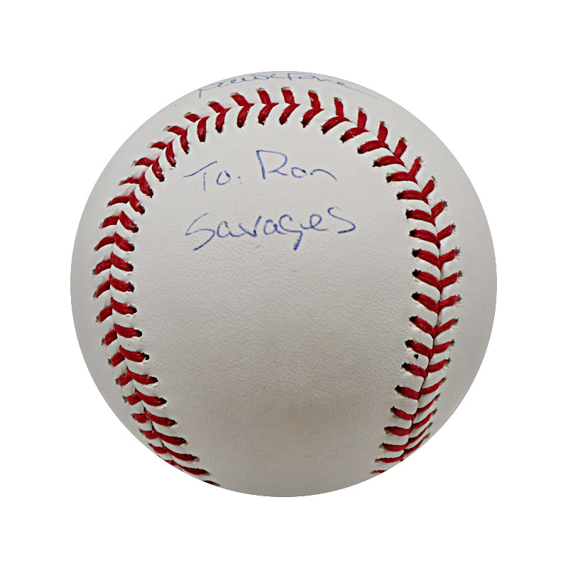 Aaron Boone New York Yankees Autographed and Insc To Ron: "Savages MLB Baseball" (CX Auth)