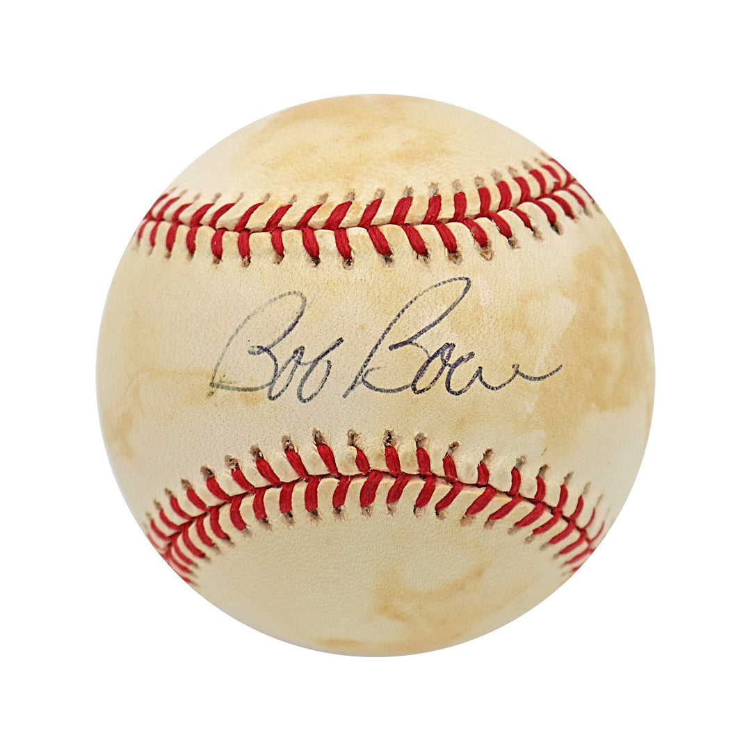 Bob Boone California Angeles Autographed OAL "Heavily Toned" Baseball (Jeff Nelson LOA) - CollectibleXchange