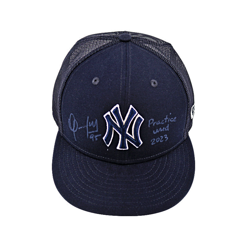 Oswaldo Cabrera New York Yankees Autographed and Inscribed "Practice Used 2023" Batting Practice Hat