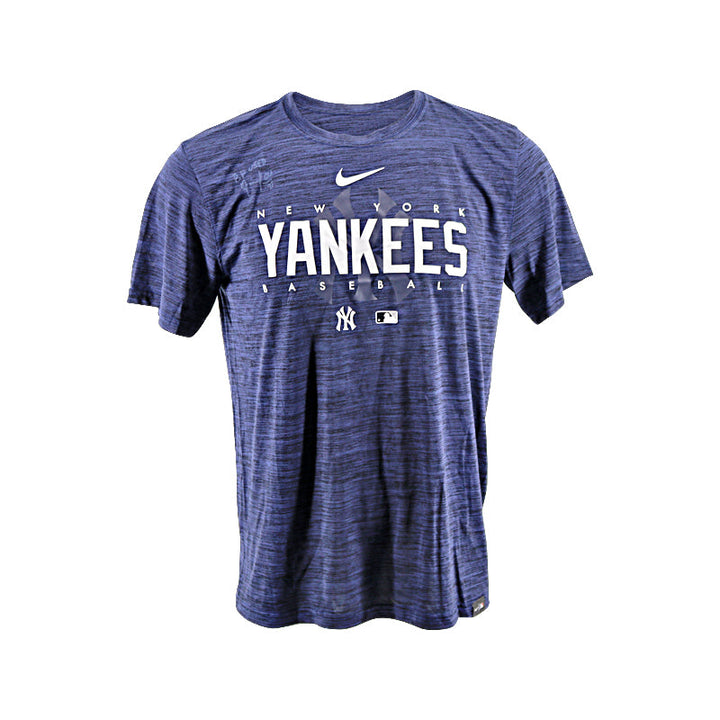 Oswaldo Cabrera New York Yankees Autographed and Inscribed 2023 "B.P Used" Navy Nike Dri-Fit T-Shirt