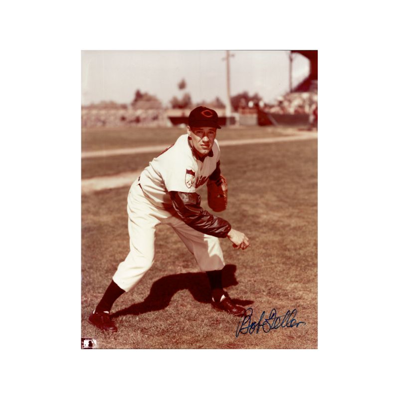 Bob Feller Cleveland Indians Autographed 8x10 Photo (JSA)