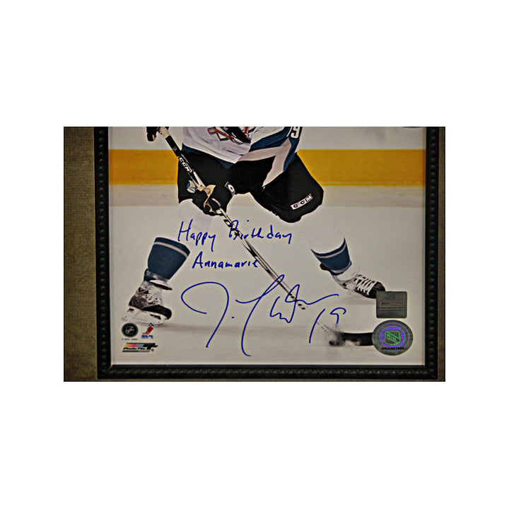 Joe Thornton Autographed and Inscribed 8x10 Framed Photo