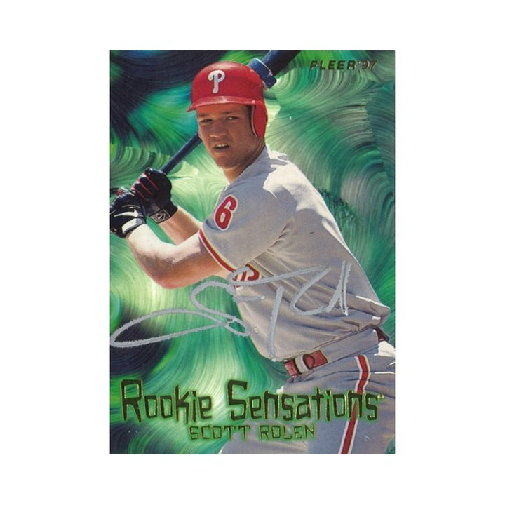 1997 Fleer Scott Rolen Rookie Sensations Autograph (CX Auth)