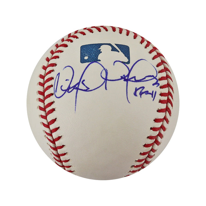 Victor Martinez Indians Tigers Autographed Signed OML Baseball (JSA COA #AQ67483)