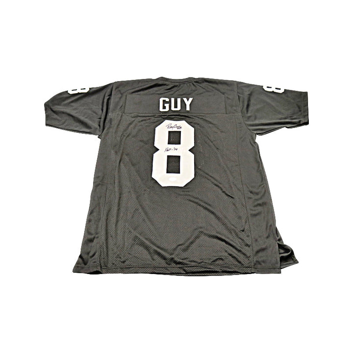 Ray Guy Oakland Raiders Autographed Signed Inscribed Pro Style Jersey (JSA COA)