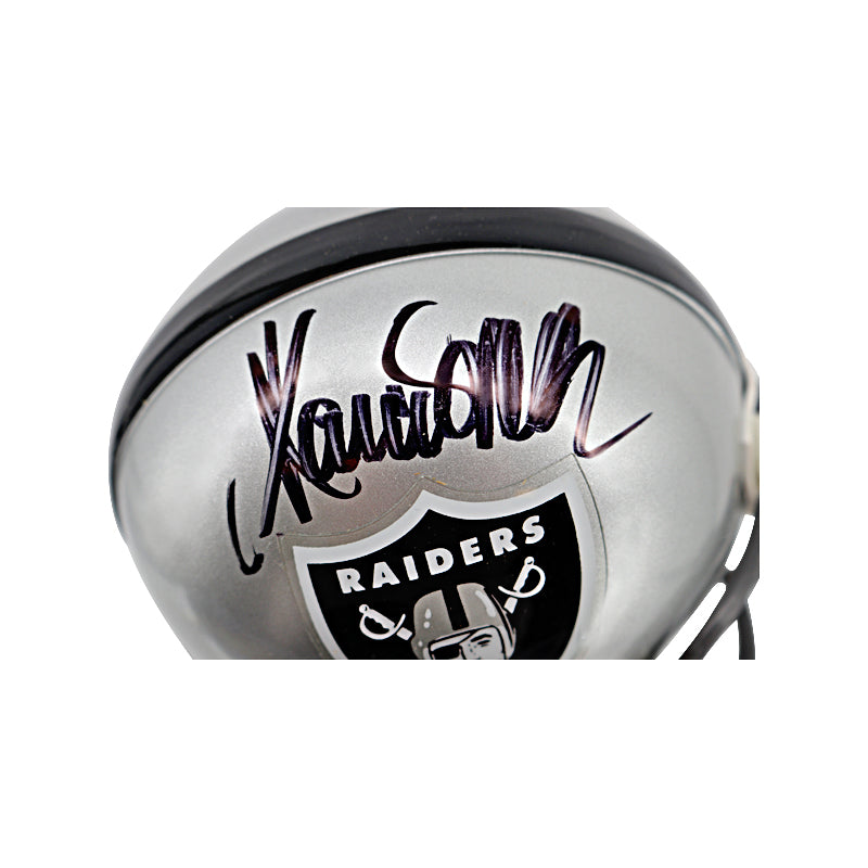 Marcus Allen Oakland Raiders Autographed Signed Leftside Replica Mini Helmet (Schwartz Holo)