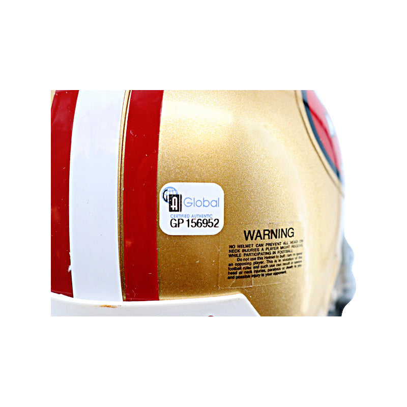 Dwight Clark San Francisco 49ers Autographed Signed Riddell Mini-Helmet (JSA COA)