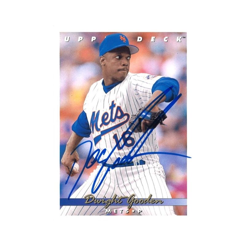 1993 Upper Deck Doc Gooden Autograph (CX Auth) (Thin Blue Ink)