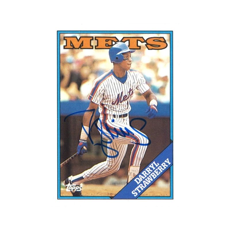 1988 Topps Darryl Strawberry Autograph (CX Auth)