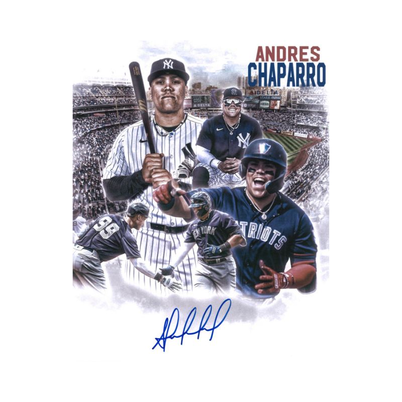 Andres Chaparro New York Yankees Autographed 8x10 Composite Photo (CX ...