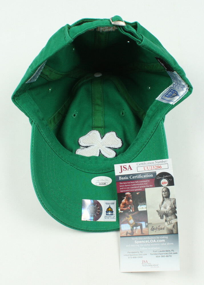 Digger Phelps (Former Notre Dame Men's Basketball Coach) Signed Notre Dame Fighting Irish Logo Snapback Hat (JSA COA)